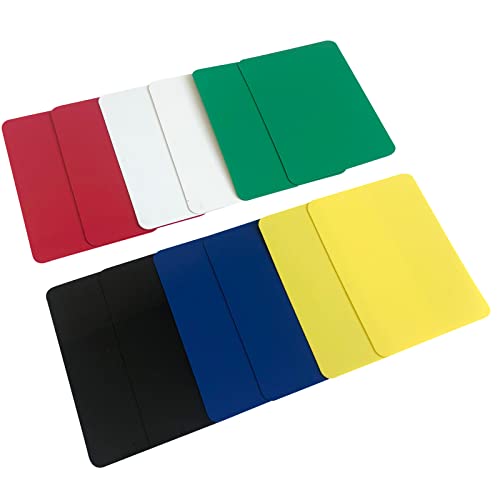 Poker Cut Cards - 12 Pack Multi-Color Plastic Cutting Cards