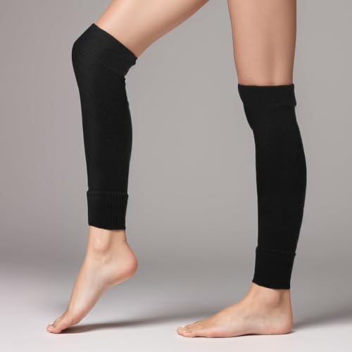 Leg Sleeve Shin Socks - 3 Pairs for Kids & Adults - Black