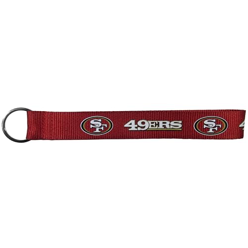 San Francisco 49ers Lanyard Key Chain - One Size Red