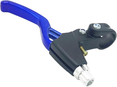 Aluminium Alloy Bike Brake Levers - 4 Finger, 22mm - Blue