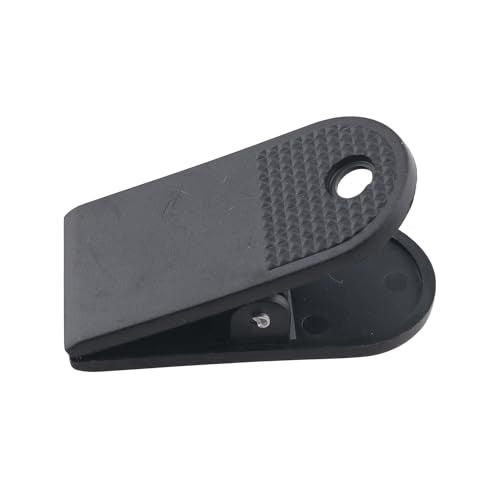 Treadmill Safety Switch Clip - Spring Loaded Black Gym Clip