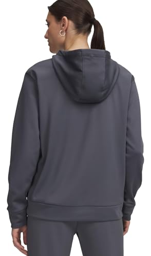 Under Armour Women's Armour Fleece Big Logo Hoodie - Castlerock/Black, Small