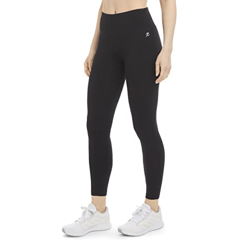 Energy Zone Women's Black High Waist Cotton Stretch Leggings XL
