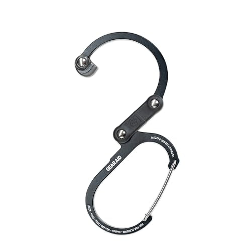 HEROCLIP 360° Swivel Carabiner Clip - Stealth Black Medium