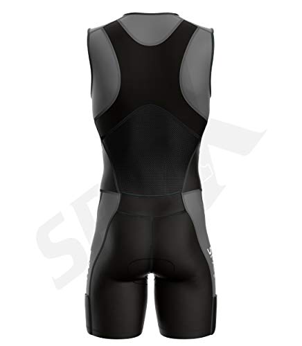 Men's Triathlon Suit - Racing Skin Suit for Cycling, Swimming & Running