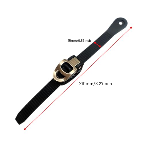 Inline Skate Strap with Adjustable Buckle - 2 Sets