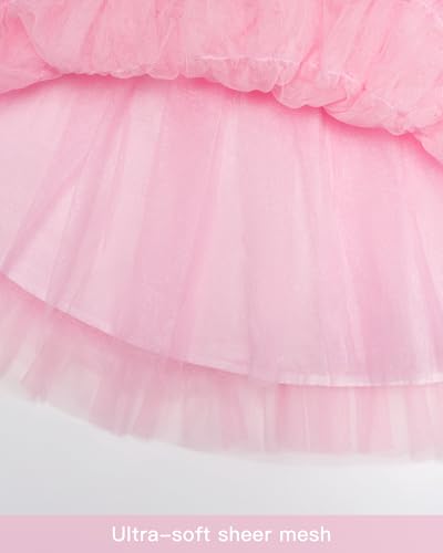 Stelle Pink 4-5T Toddler Girls Tutu Skirt Layered Tulle Ballet Dancewear