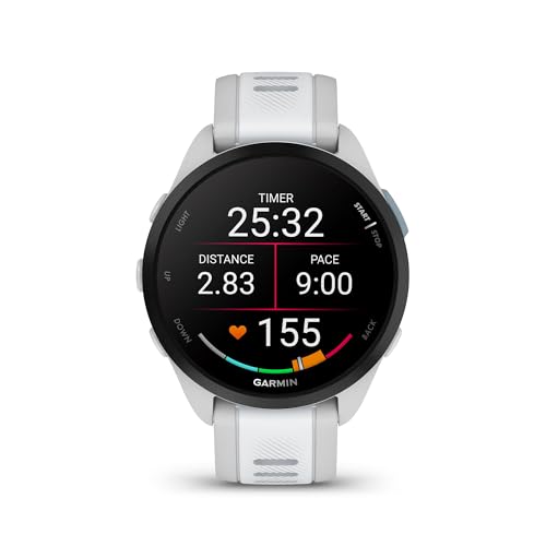 Garmin Forerunner 165 GPS Smartwatch - Mist Grey/Whitestone