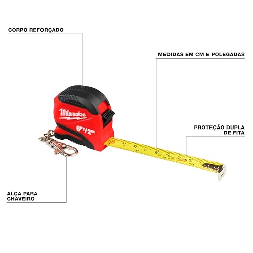 Milwaukee Electric - 6FT/2M Keychain Tape Measure
