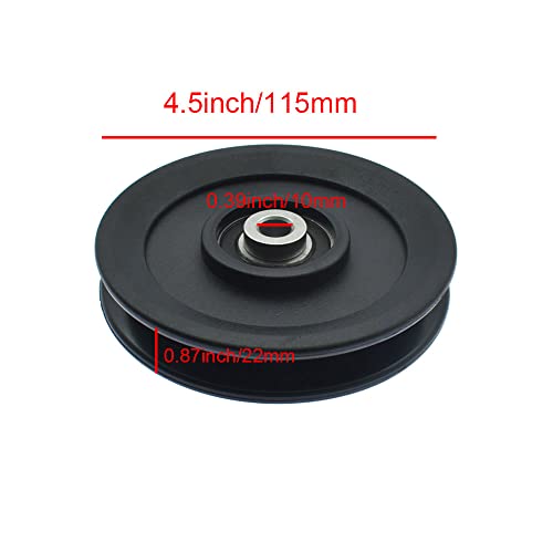 Nylon Bearing Pulley Wheel 4.5in for Gym Cables – MTYIQS