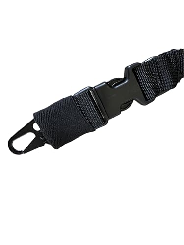 Adjustable Bungee Sling - Shock Absorbing, Heavy-Duty - Black