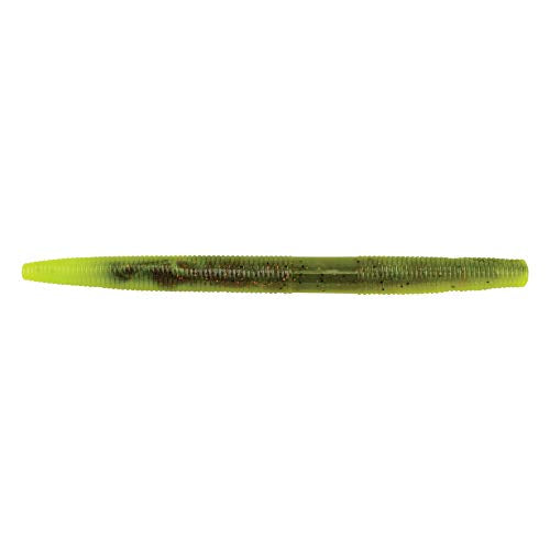 Berkley PowerBait MaxScent Soft Plastic Stick Worm - Coppertreuse, 5.25" (8 Count)