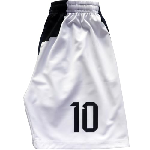 TIMEART Kids Soccer Jersey Set Youth Sizes No 10 Trio Leo White Edition Mix / 30