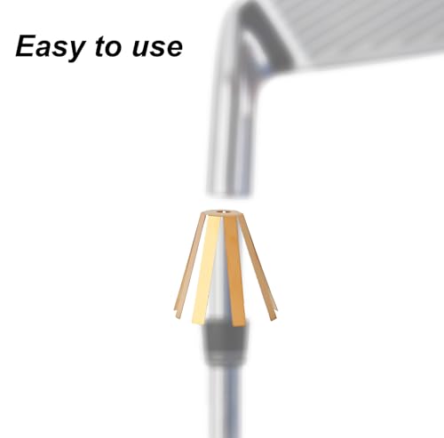 10-Pack Brass Golf Shaft Adapter Shims - 6-Leg & 8-Leg