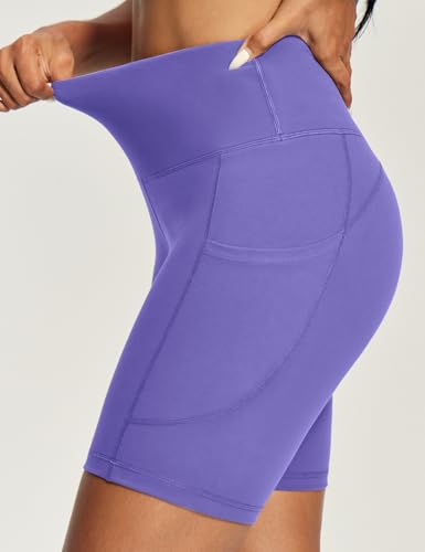 IUGA 6-Inch Tummy Control Biker Shorts for Women - Yoga & Workout Compression