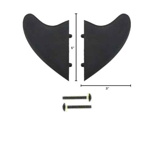 Hyperlite Fish Fin 2 Pack Kit - 2.4" Wakeboard Fins for Hyperlite Boats