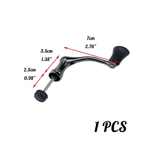 Metal Fishing Reel Handle - Medium Dark Grey, Easy Installation