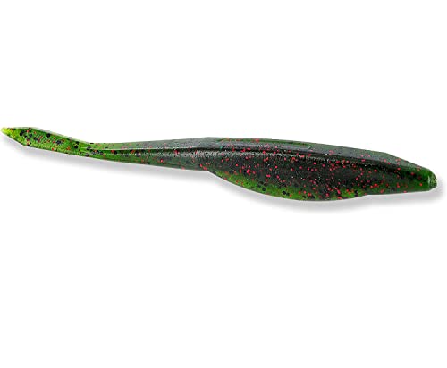 5" D-Shad Soft Plastic Swim Bait - Watermelon