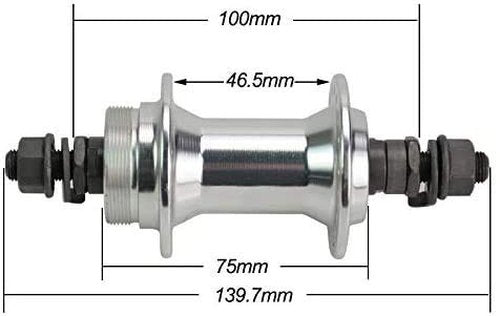 Bicycle Wheel Part Bicycle Front Hub 36 Hole, Alum Alloy, 100mm Width, Bike Front hub