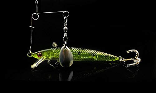 Crappie Fishing Spinner Blades - Silver Colorado - 11 Pack