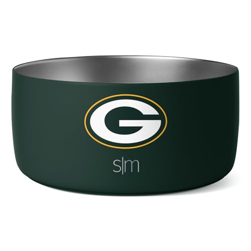 Insulated Stainless Steel Dog & Cat Bowls - Green Bay Packers