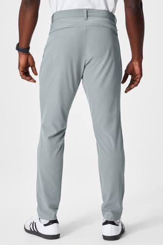 Fabletics Men's Slim Water-Resistant Pants - 31W x 30L, Shadow Grey
