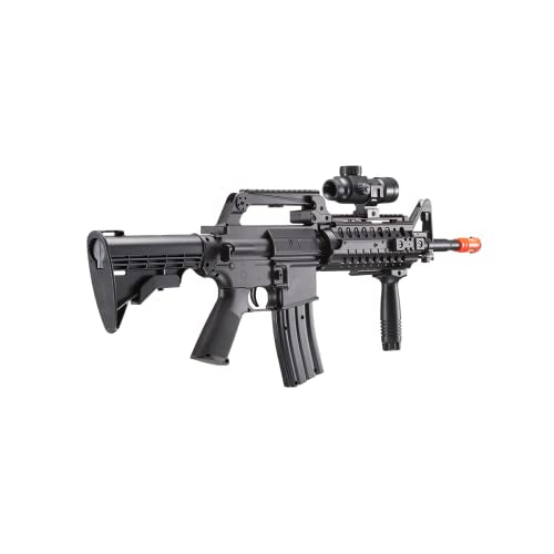 Airsoft Gun Package - Lightweight Spring M4 Rifle, Shotgun & Mini Pistols with 1000 6mm Pellets