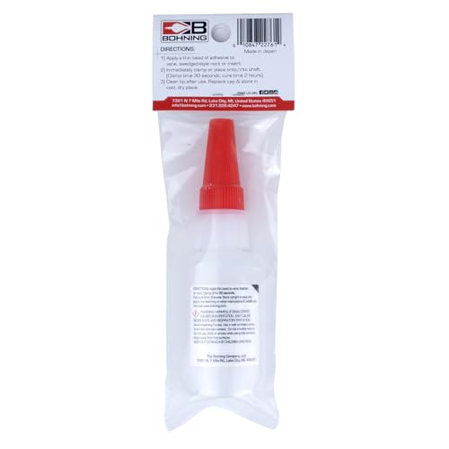 Fletch Fuse Instant Glue for Vanes, Feathers & Nocks - 1/2 oz