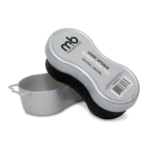 Shoe Shine Sponge - Neutral Leather Polish for Footwear