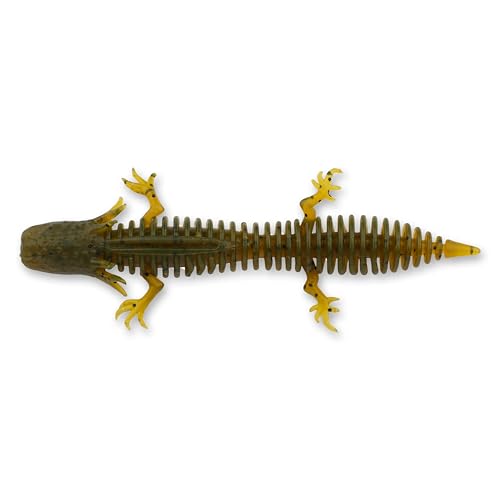 NED Salamander Fishing Soft Bait - Green Pumpkin, 3"