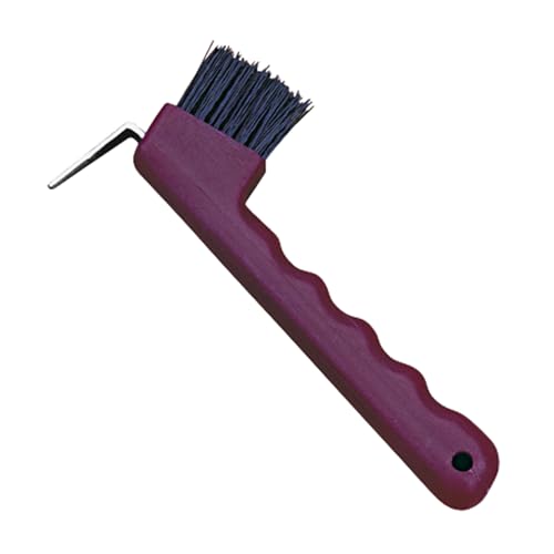 Durable Horse Hoof Pick with Brush - 6-¼ Inch Compact Grooming Tool
