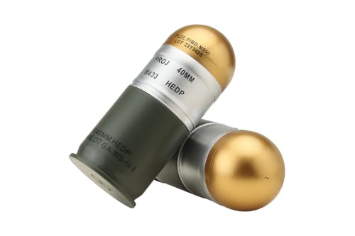 40mm Dummy Grenades - Pack of 3 Lightweight Prop Replicas
