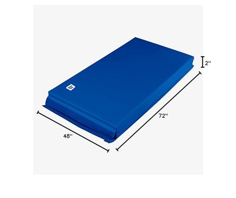 We Sell Mats - 4 ft x 6 ft x 2 in Personal Fitness & Exercise Mat for Home Workout - Lightweight and Folds for Carrying – All Purpose Home Gym Mat – Thick Mat for Yoga, Pilates, Stretches, and Floor Exercises