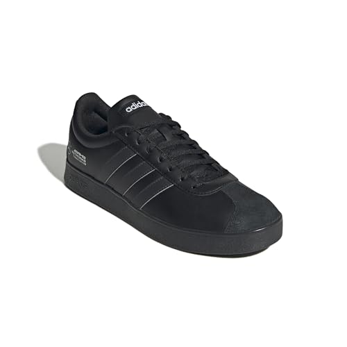 adidas Mercedes AMG Petronas Formula One Team VL Court Shoe - 12.5 Women/11.5 Men - Black/Carbon/White