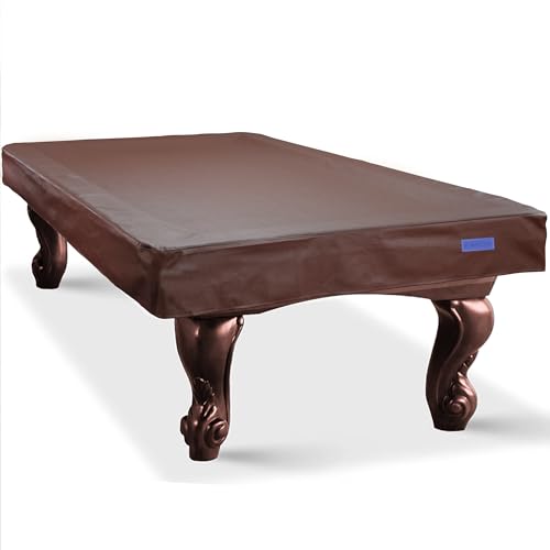 K-Musculo 9 ft Pool Table Cover – Waterproof Leatherette Fitted Table Protector