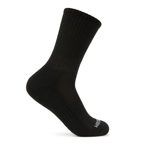 Fruit of the Loom Boys Large Crew Coolzone Socks 8-Pack Black & Multi-Color