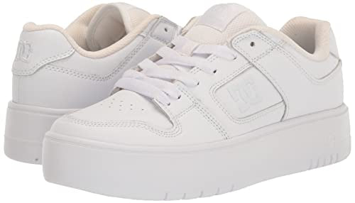 Manteca 4 Platform- White/White- 5.5