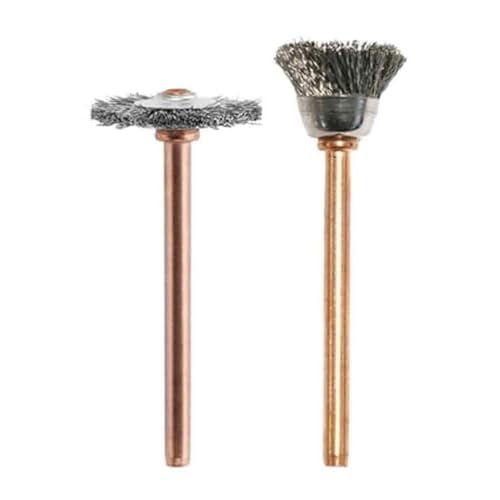 Dremel 448 Stainless Steel Brush 2-Piece Set
