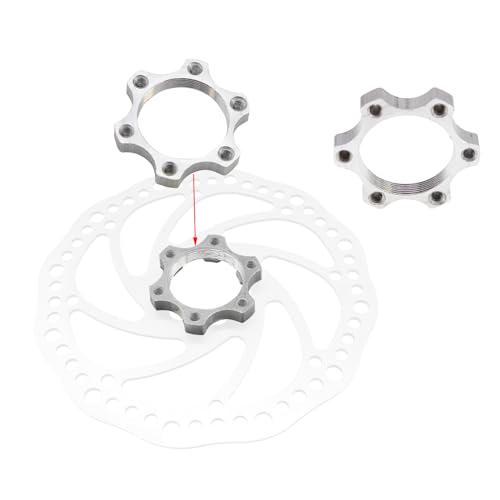 Bike Freewheel Threaded Hubs - Aluminum Alloy Disc Brake Adapter