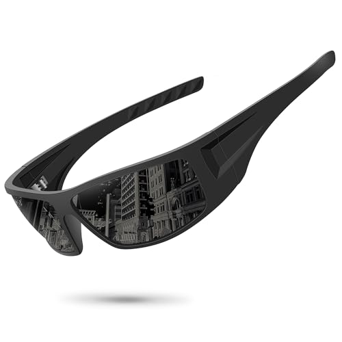 Polarized Sports Sunglasses with UV400 Protection for Outdoor Activities