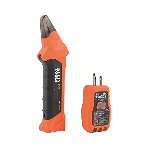 Klein Tools ET310 AC Circuit Breaker Finder with GFCI Outlet Tester - Circuit Breaker Locator, Electrical Testing Tool