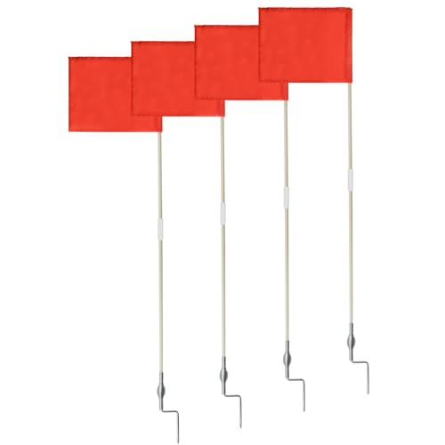 67-Inch Soccer Corner Flags Set of 4 - Durable & Portable