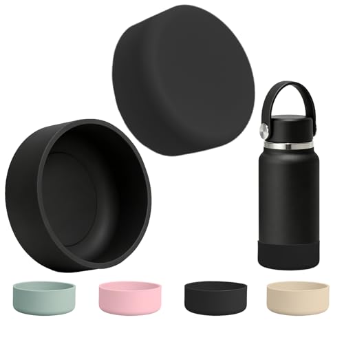 Silicone Protective Boot for 12oz and 20oz Water Bottles - Black