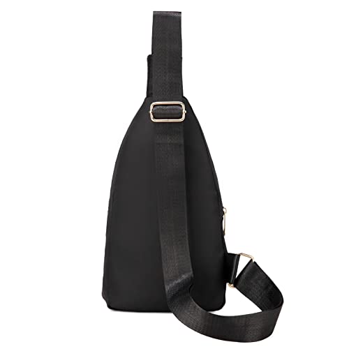 Small Crossbody Sling Bag for Women - Lightweight Nylon Hiking Backpack