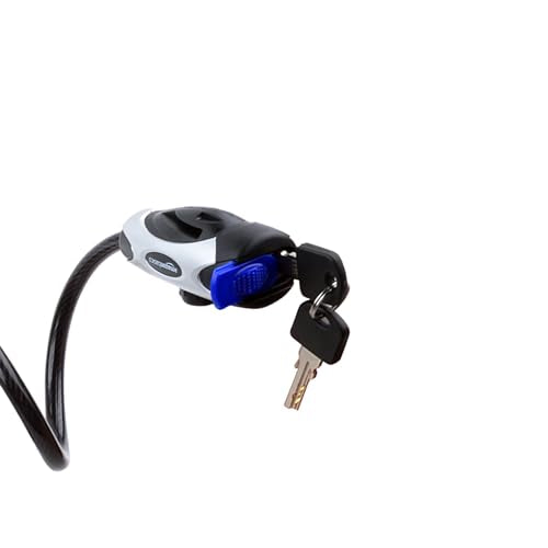 Weather Resistant Bike Security Cable Lock - 70 Inches, 8mm
