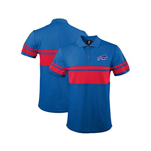 NFL Team Color Chest Stripe Men's Polo Shirt - Vibrant & Versatile