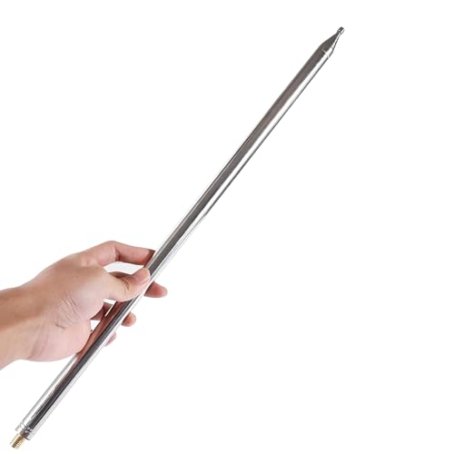 5.6m Telescopic Antenna Rod for Ham Radio, Stainless Steel M10 Mount