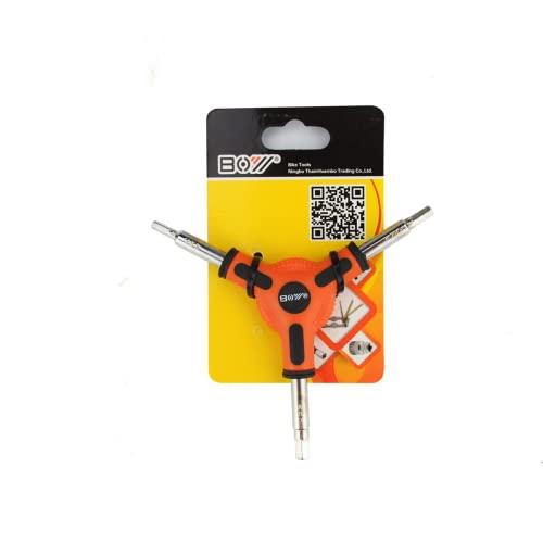 3-Way Hex Wrench Set - 4mm, 5mm, 6mm Bicycle Repair Tool