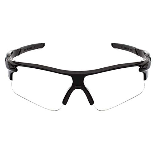 Clear Lens Sports Sunglasses for Cycling Fishing and Golf - UV Protection