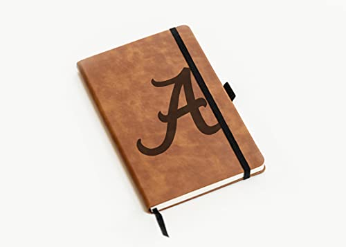 Alabama Crimson Tide Laser Engraved Notepad - Brown